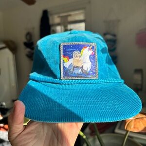 Blue Corduroy Cap. Flynn Brand, limited edition.